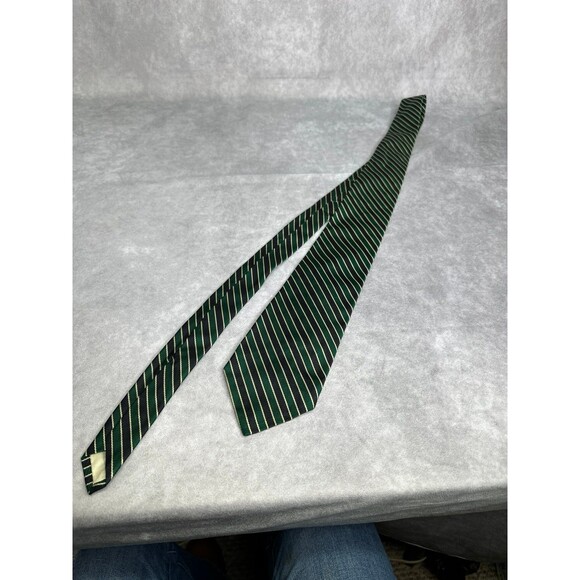 Brooks Brothers Silk Tie green and blue - Picture 3 of 4